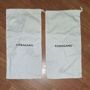 Ferragamo White Dust Bags